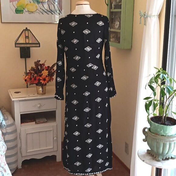 Free People Lily of the Valley Gauze Gothcore Dress - Picture 8 of 16